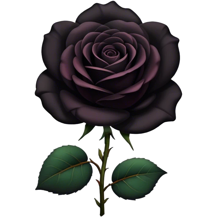 a black rose  emoji