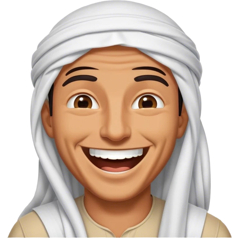 Arab laughing  emoji