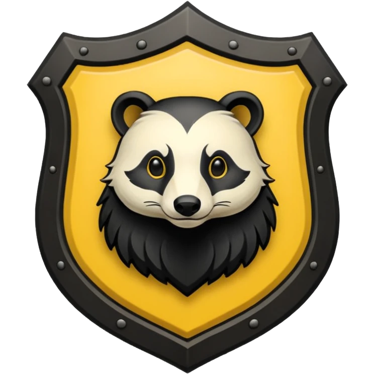 Hufflepuff crest  emoji