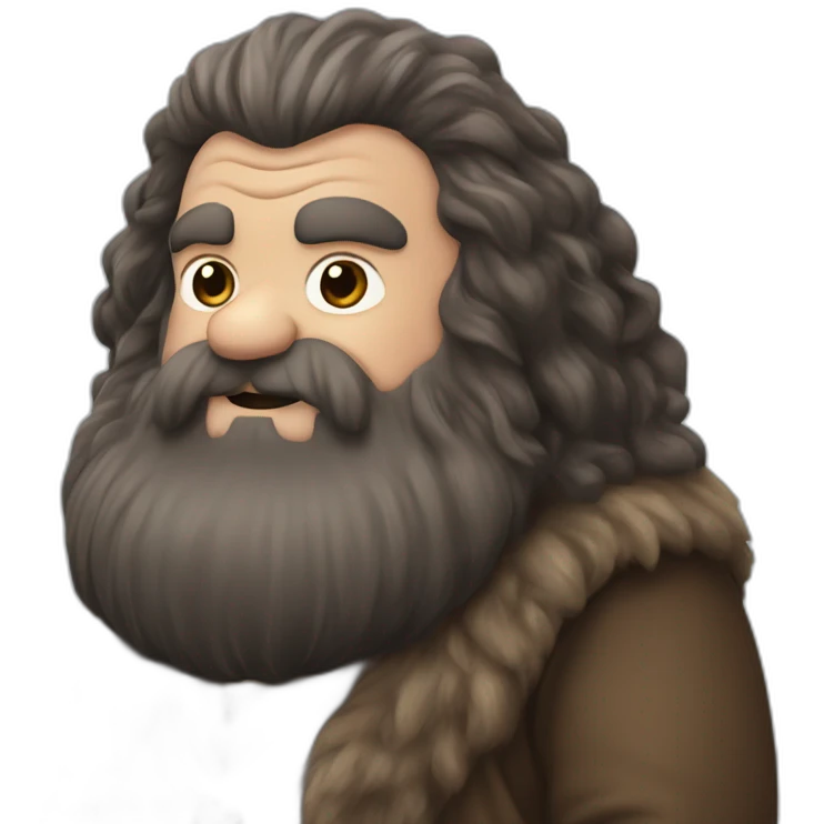 Rubeus Hagrid harry potter emoji