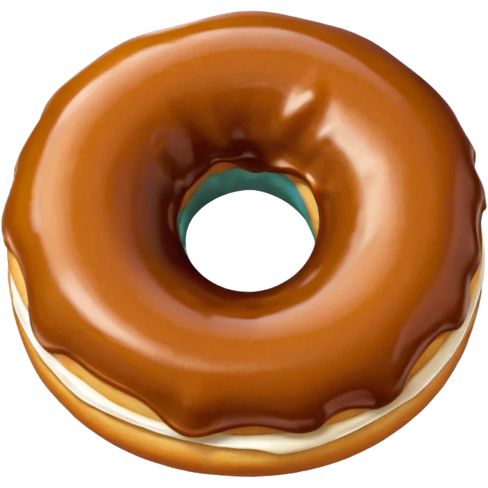 Karamelli çilekli donut emoji