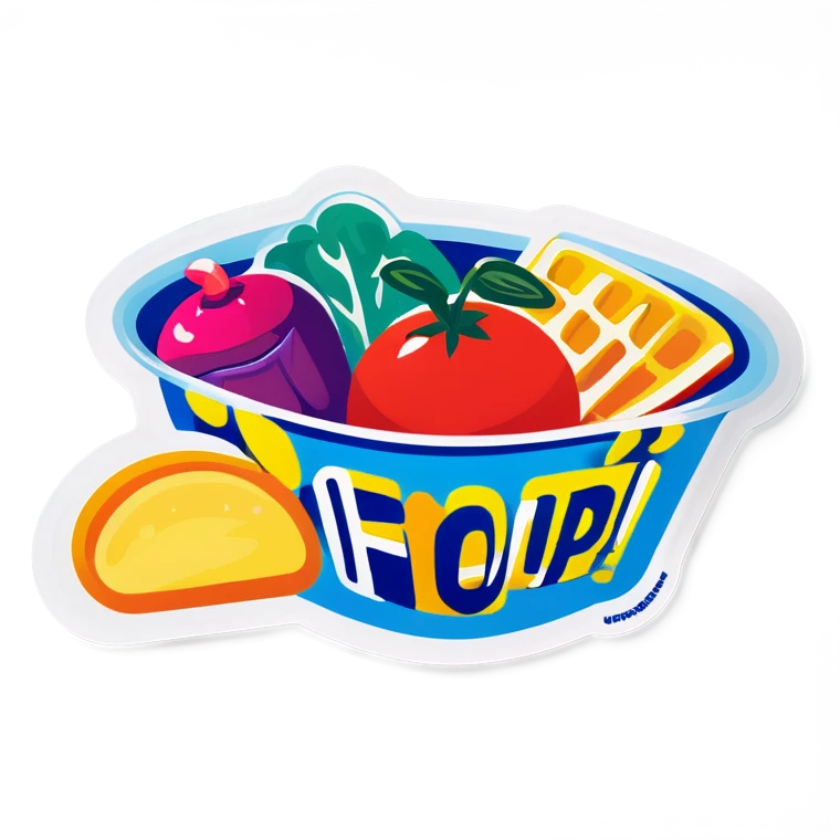 pov perspective with food and humor emoji
