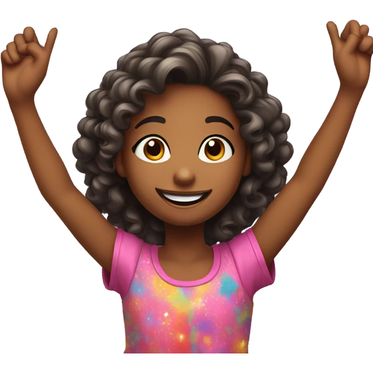 Excited girl emoji