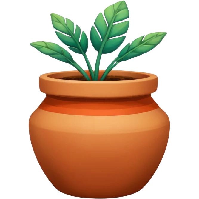 Painted Clay Pot emoji