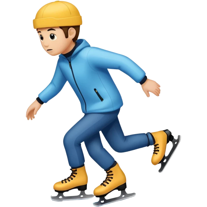 skating on thin ice  emoji