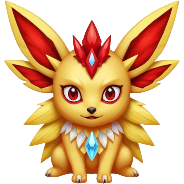 Red Translucent Scary Fairy-Jolteon-goddess emoji