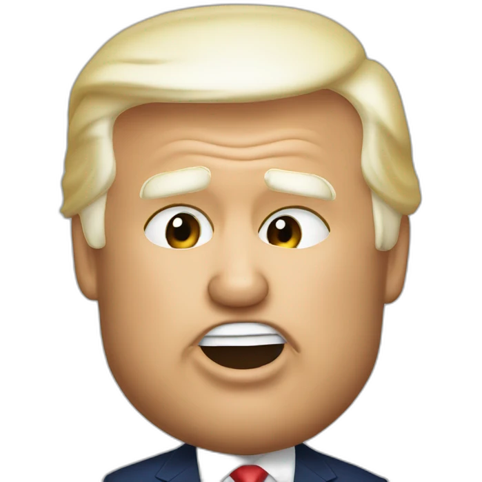Joe Biden kissing Donald trump emoji