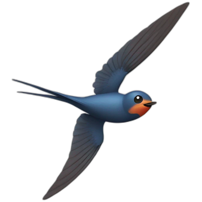 swallows fly swooping emoji