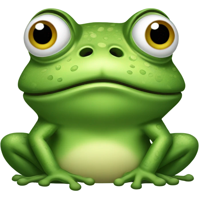 Angry frog emoji