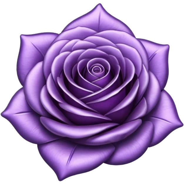 Purple shadow rose plaque emoji