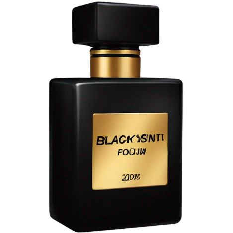 black ysl perfume emoji