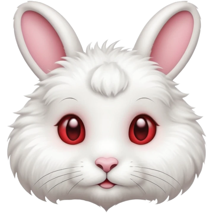 White rabbit heart eyes  emoji