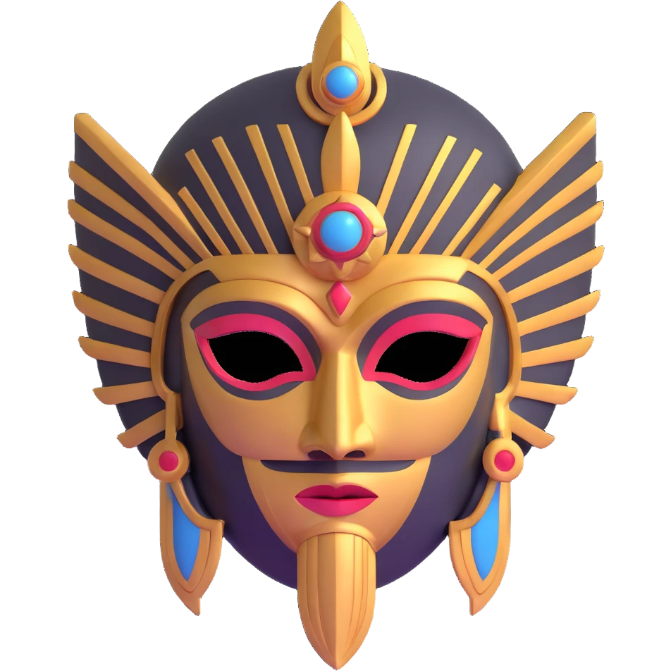 Anunnaki mask emoji