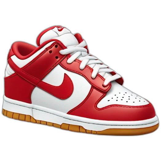 Nike Dunk Low edition Coca-Cola emoji