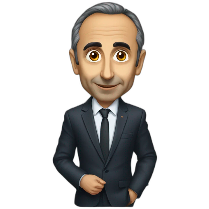 Eric zemmour avec une djelaba emoji