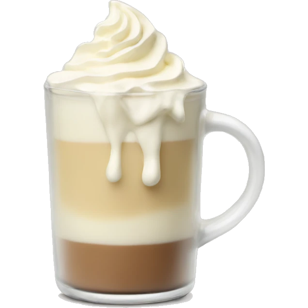 Hot white chocolate  emoji
