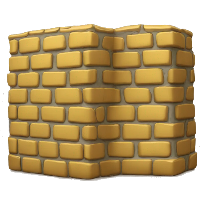 Crap a golden brick emoji