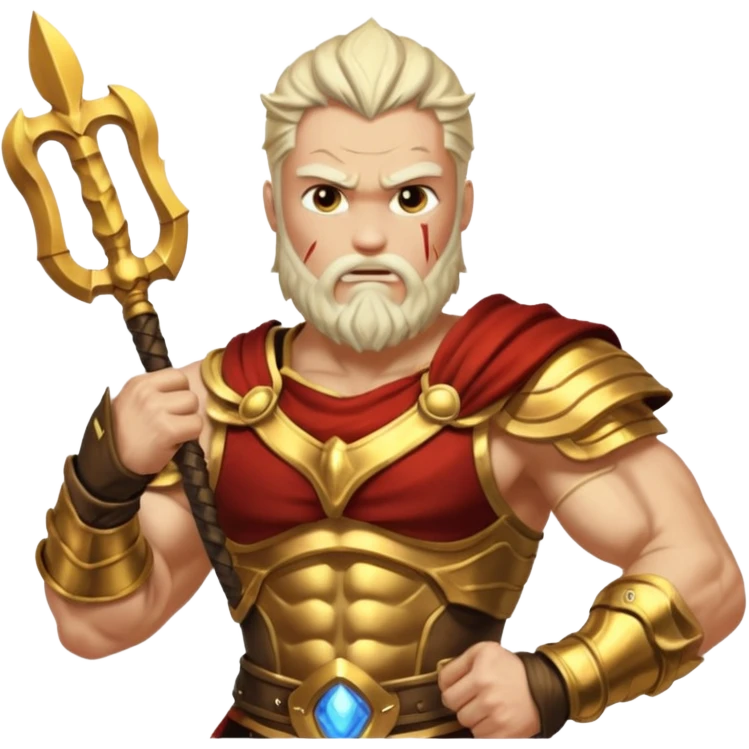 fight between Zeus and kratos  emoji