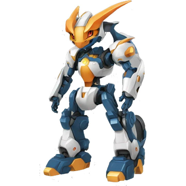 Futuristic Mechanical Medabot-Charizard-Mecha emoji