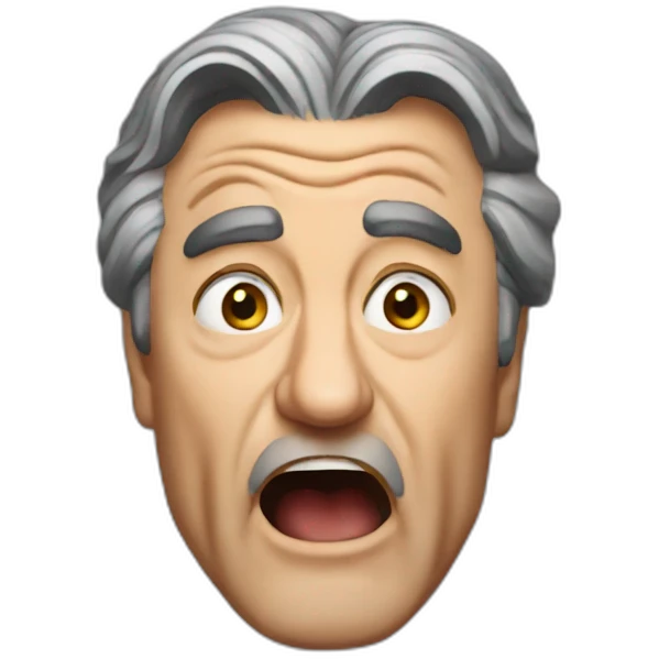Robert De Niro shocked emoji