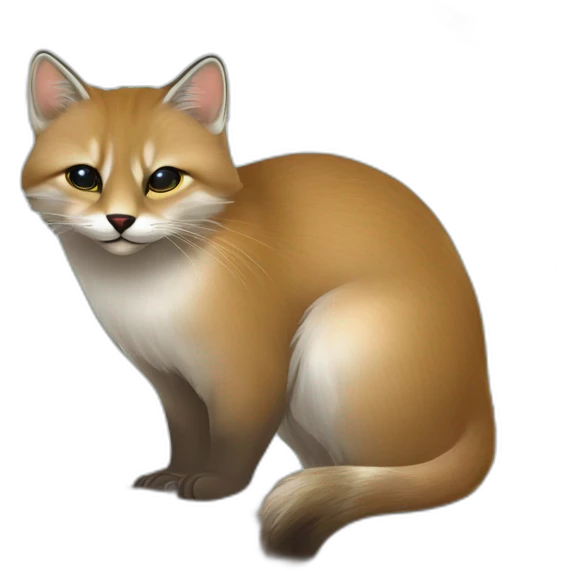 Chat sur une loutre emoji