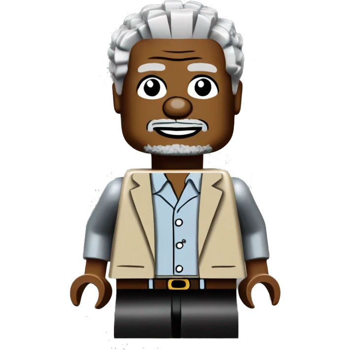 MORGAN FREEMAN lego full body emoji