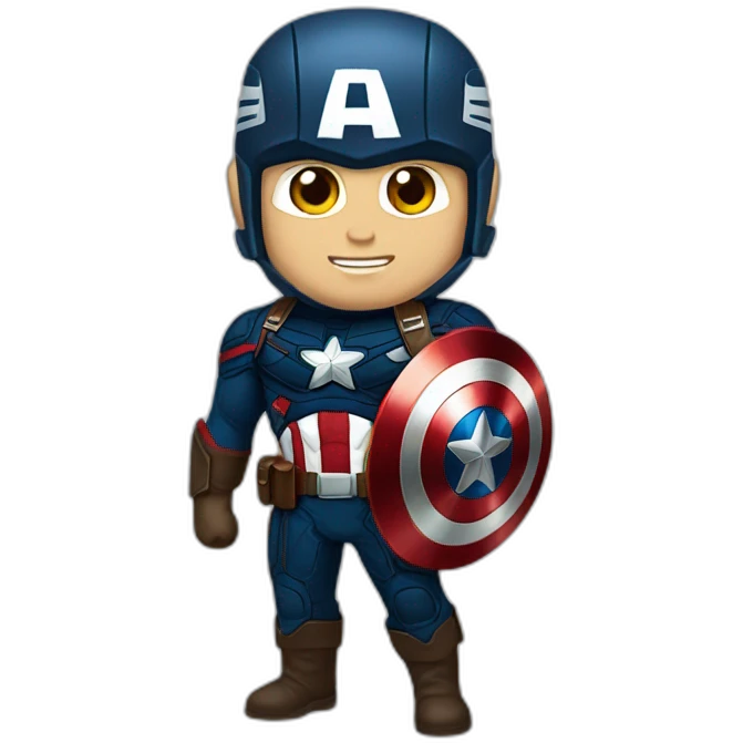 Bouclier Captain America emoji