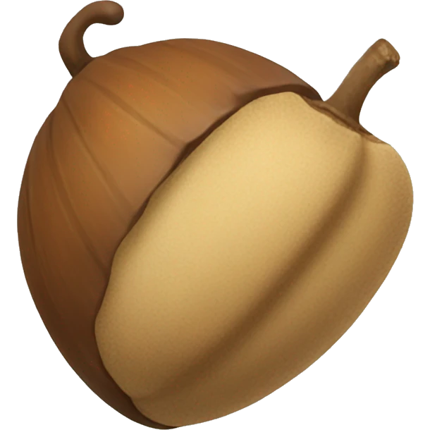 an acorn emoji