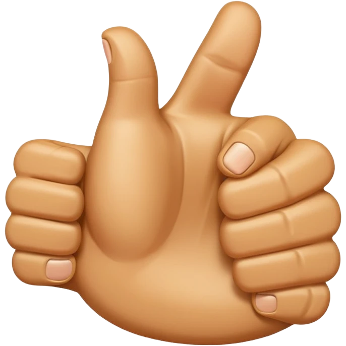 A side ways thumbs up emoji