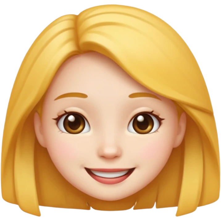 A cute girl emoji emoji