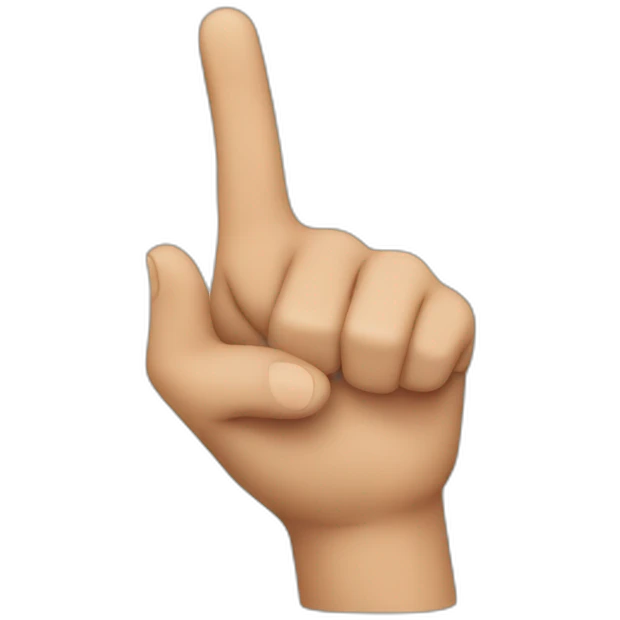 finger pointing emoji