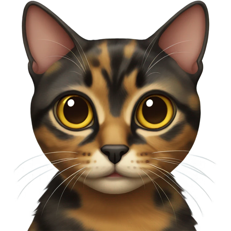 Tortie cat emoji