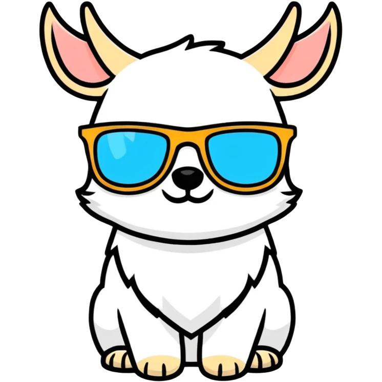 Highland with sunglasses emoji