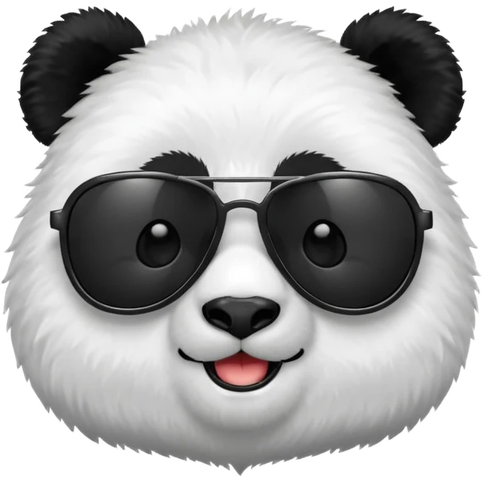 Panda in sunglasses  emoji