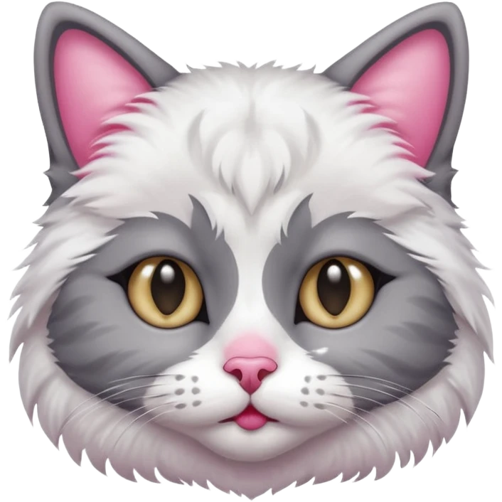 Cat with dark circle under eyes emoji