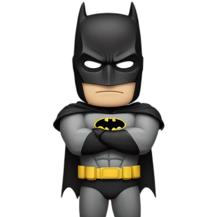 batman with arms crossed emoji