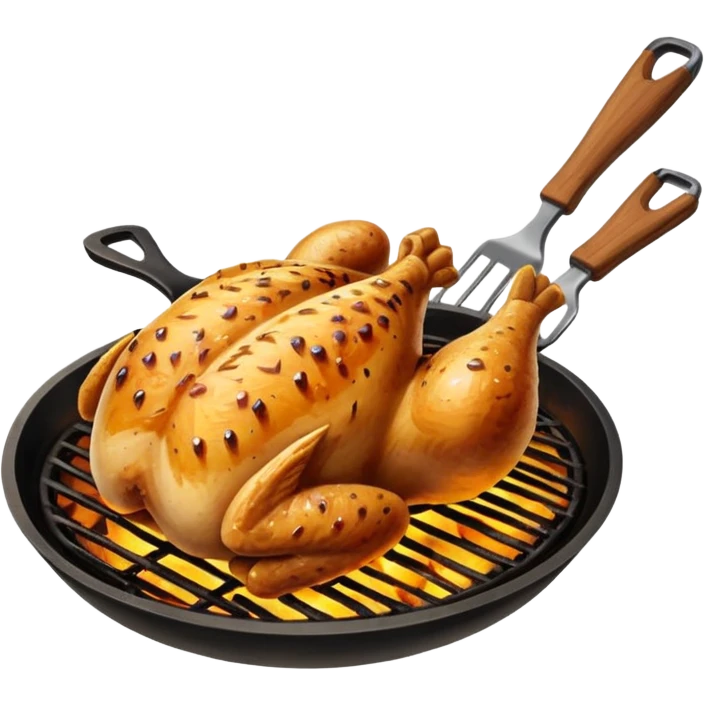 Grilled chicken emoji