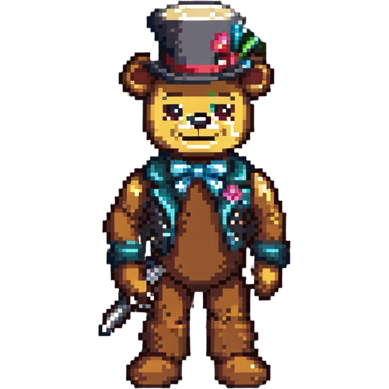 Glamrock Freddy from Five Nights at Freddy's Security Breach emoji