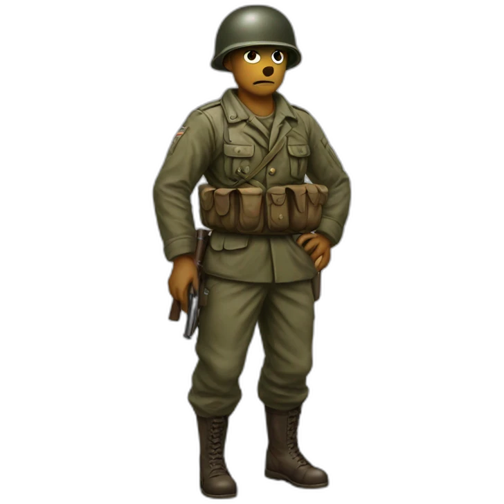 Badass soldier ww2 emoji