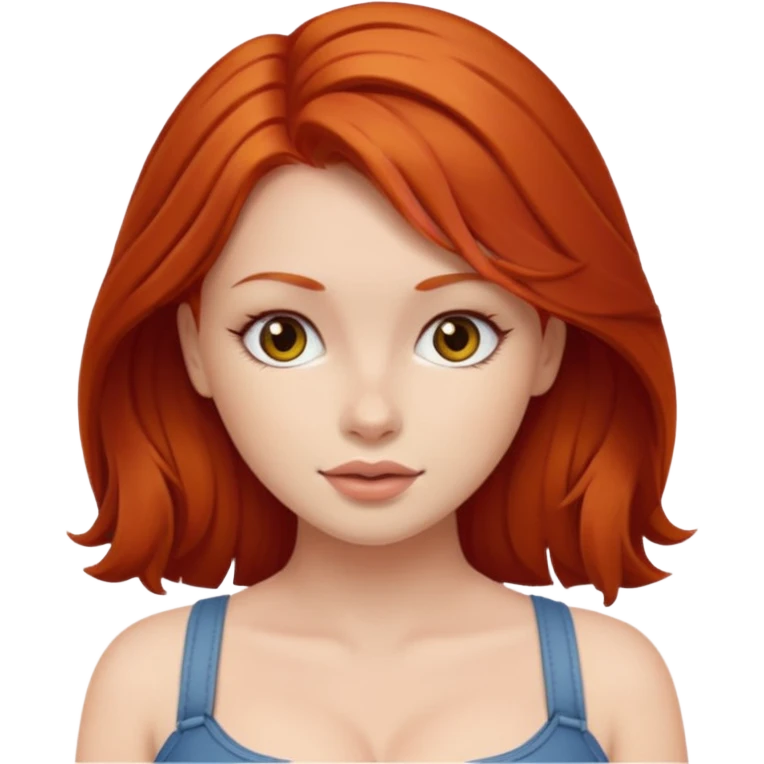 blowjob with a redhead girl with big tits emoji
