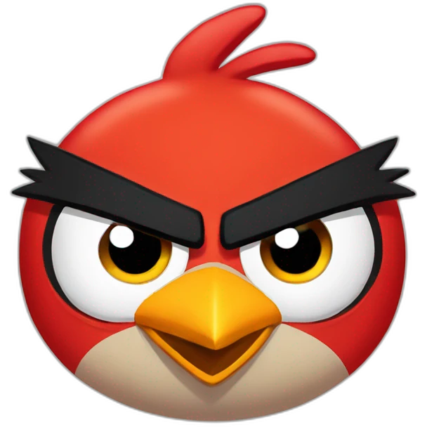 Angry birds red emoji