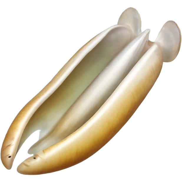 Razor clam fish emoji