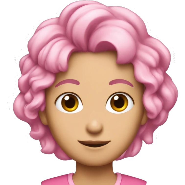 Acik pembe kalp emoji