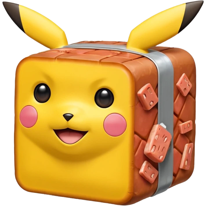 piccachu made of spam mest emoji