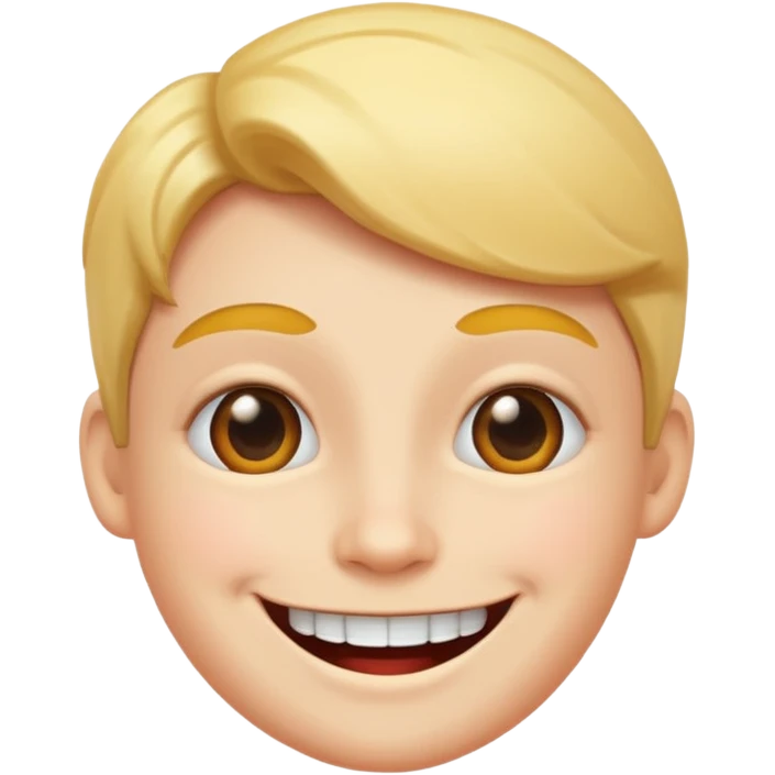 Silly smile emoji