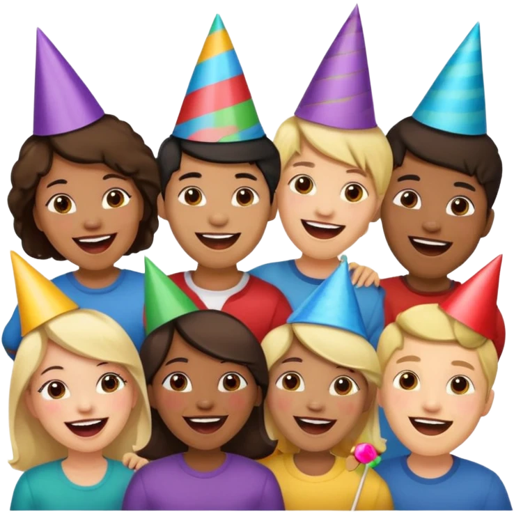 a group of crazy people with wild expressions emoji