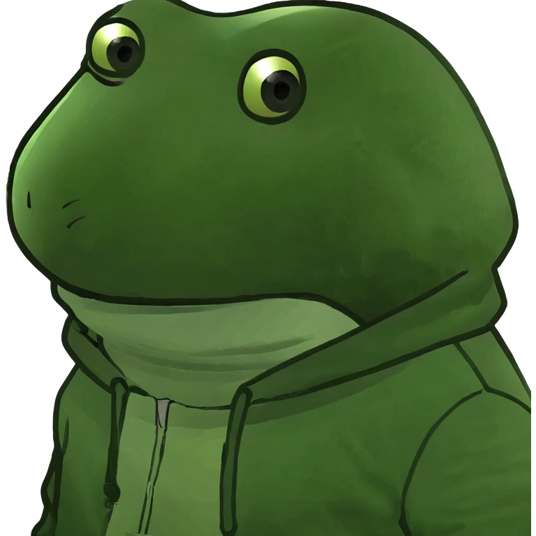 Doy wearing a hoodie emoji