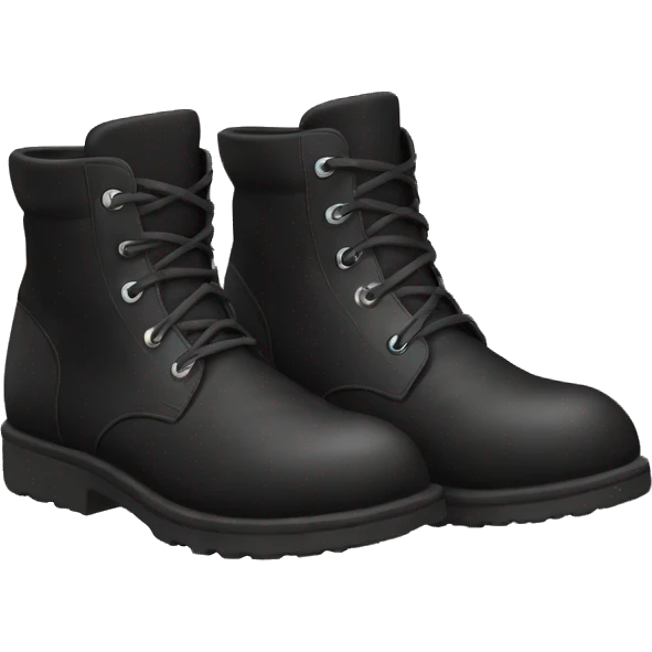 Black boots  emoji