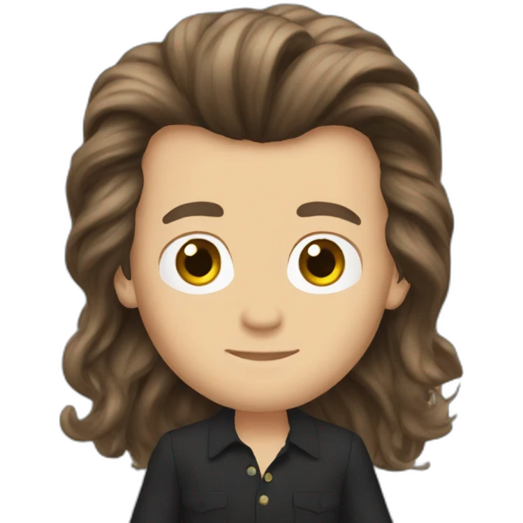 harry styles with long hair  emoji