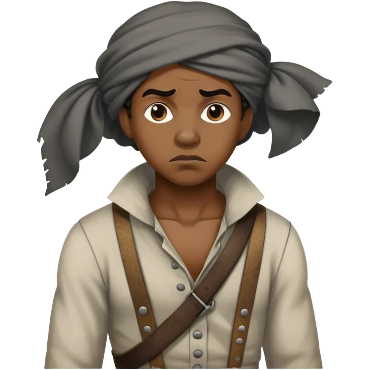 runaway slave realistic emoji